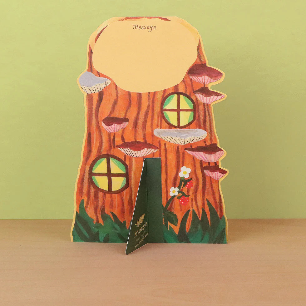 Little Log House Card