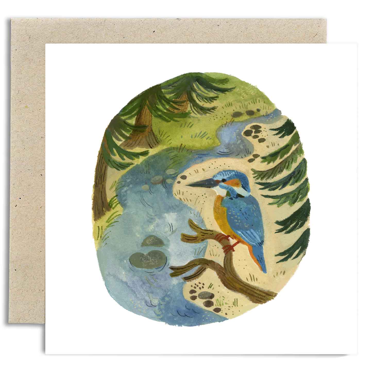Kingfisher Card
