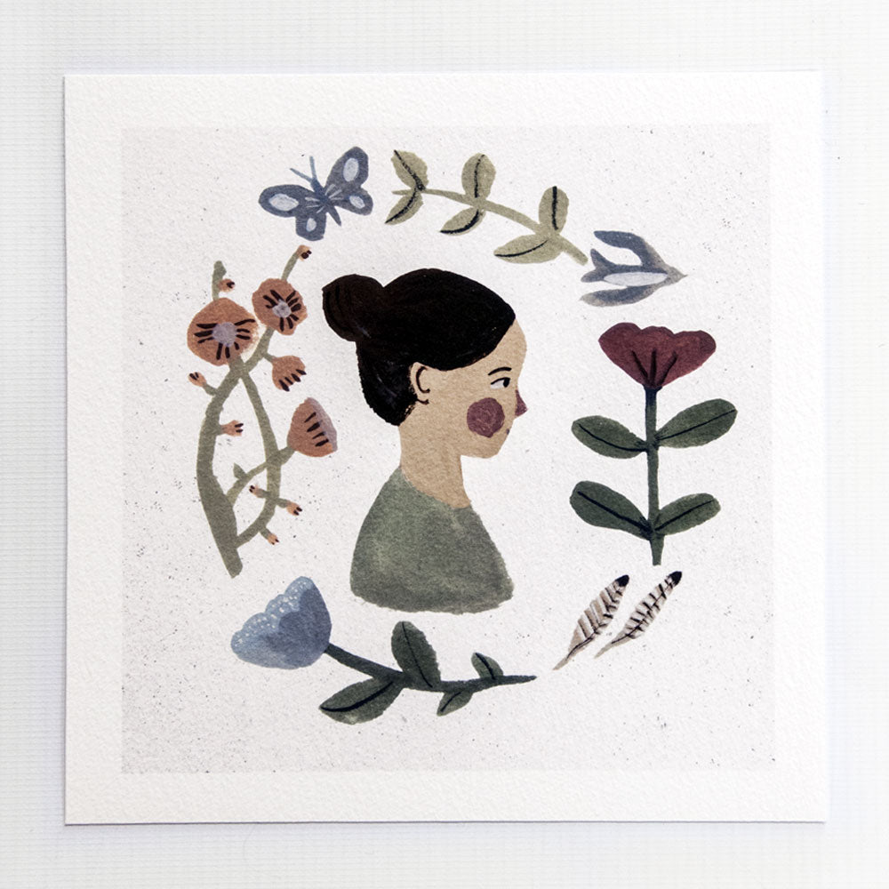 Be Gentle 7x7 print