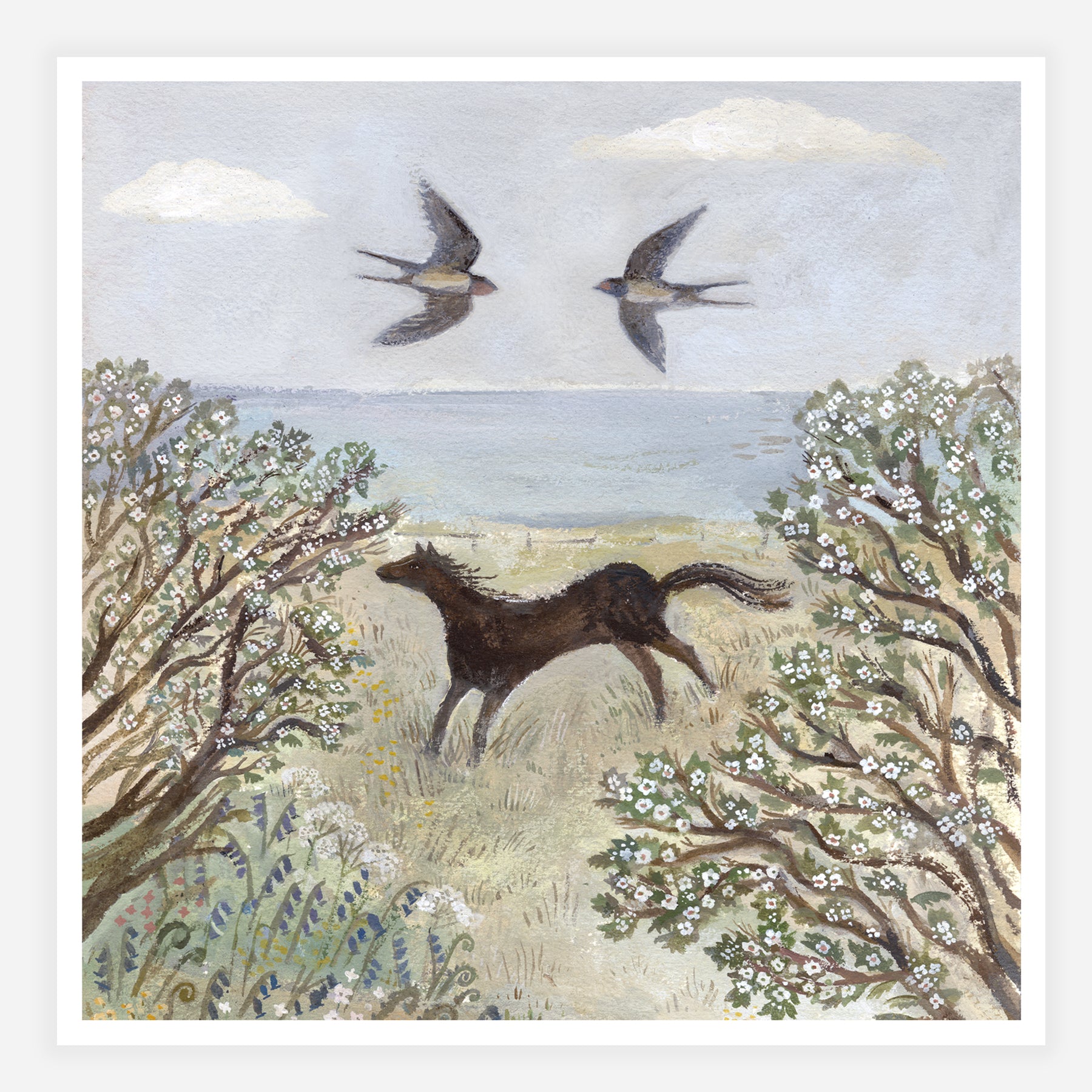 By the Branch of May 20x20 Print