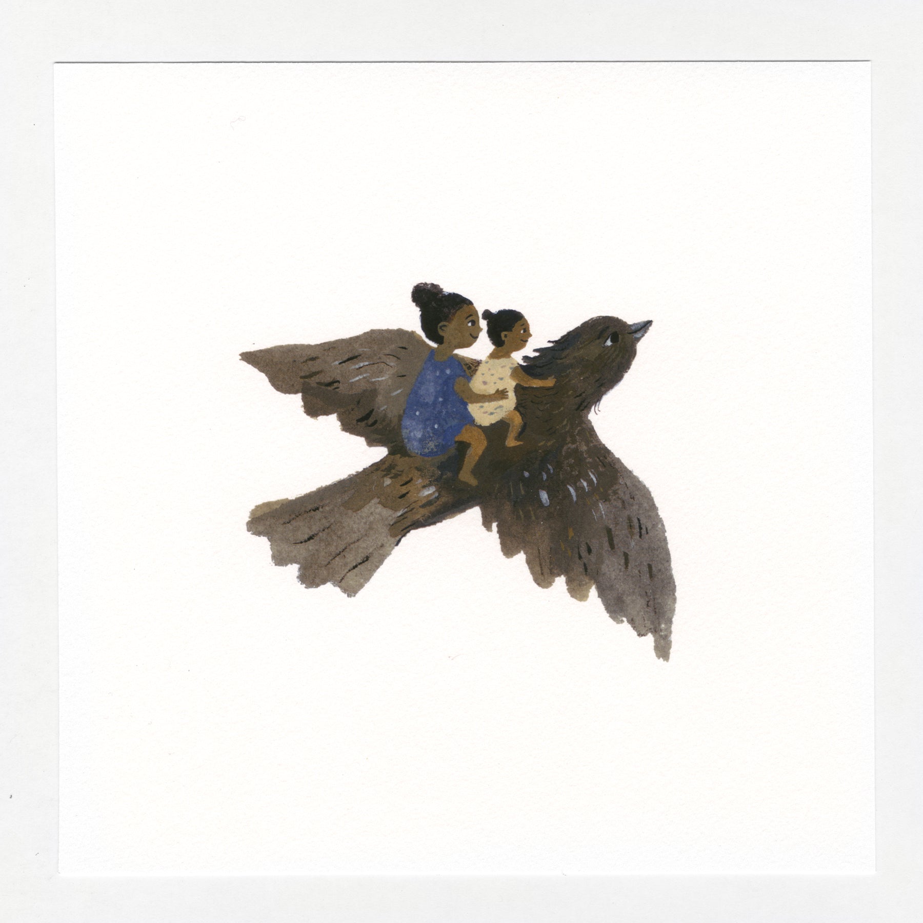 Soaring Sisters 20x20cm Print
