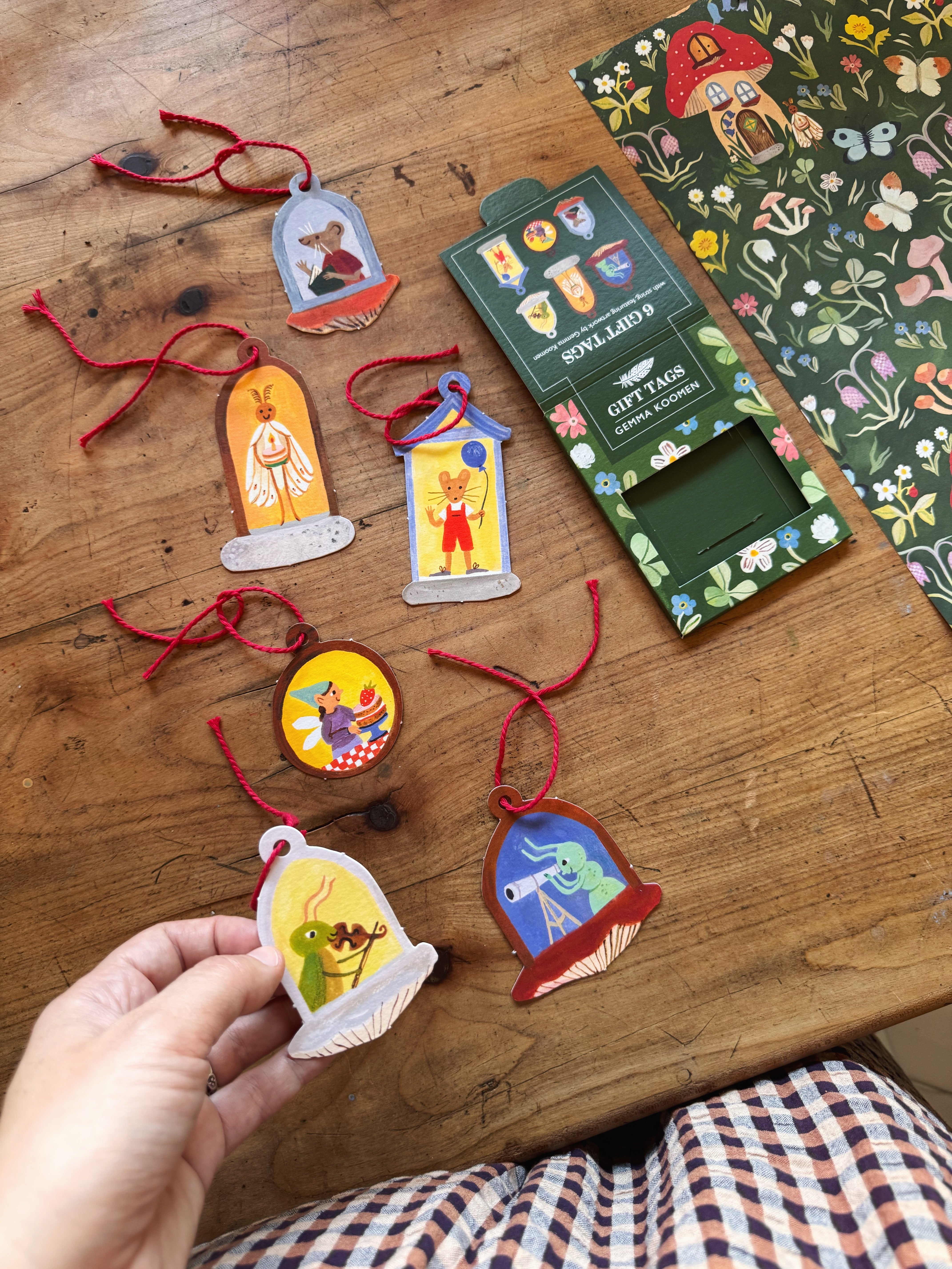 Toadstool Friends Gift Tags