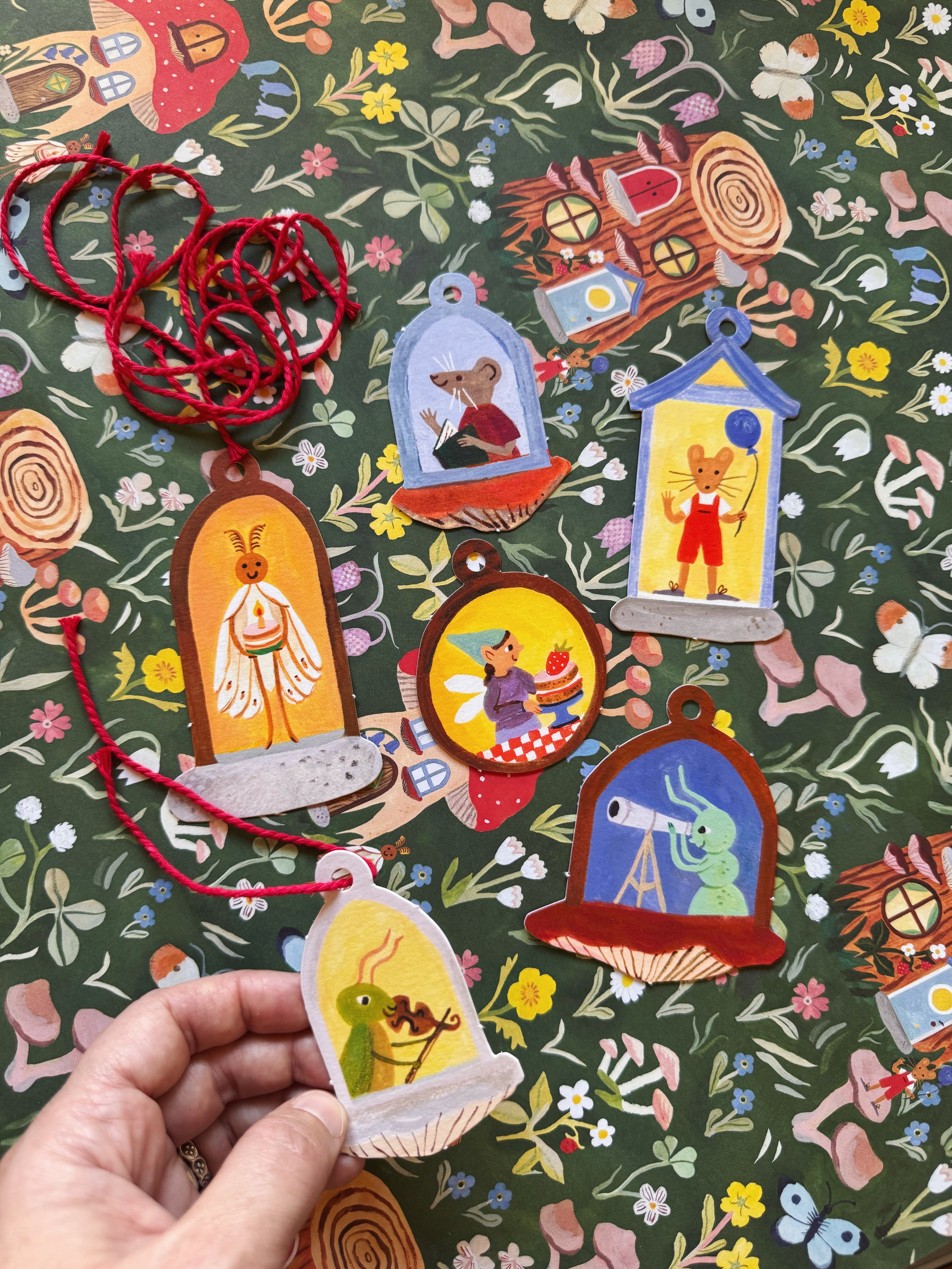 Toadstool Friends Gift Tags