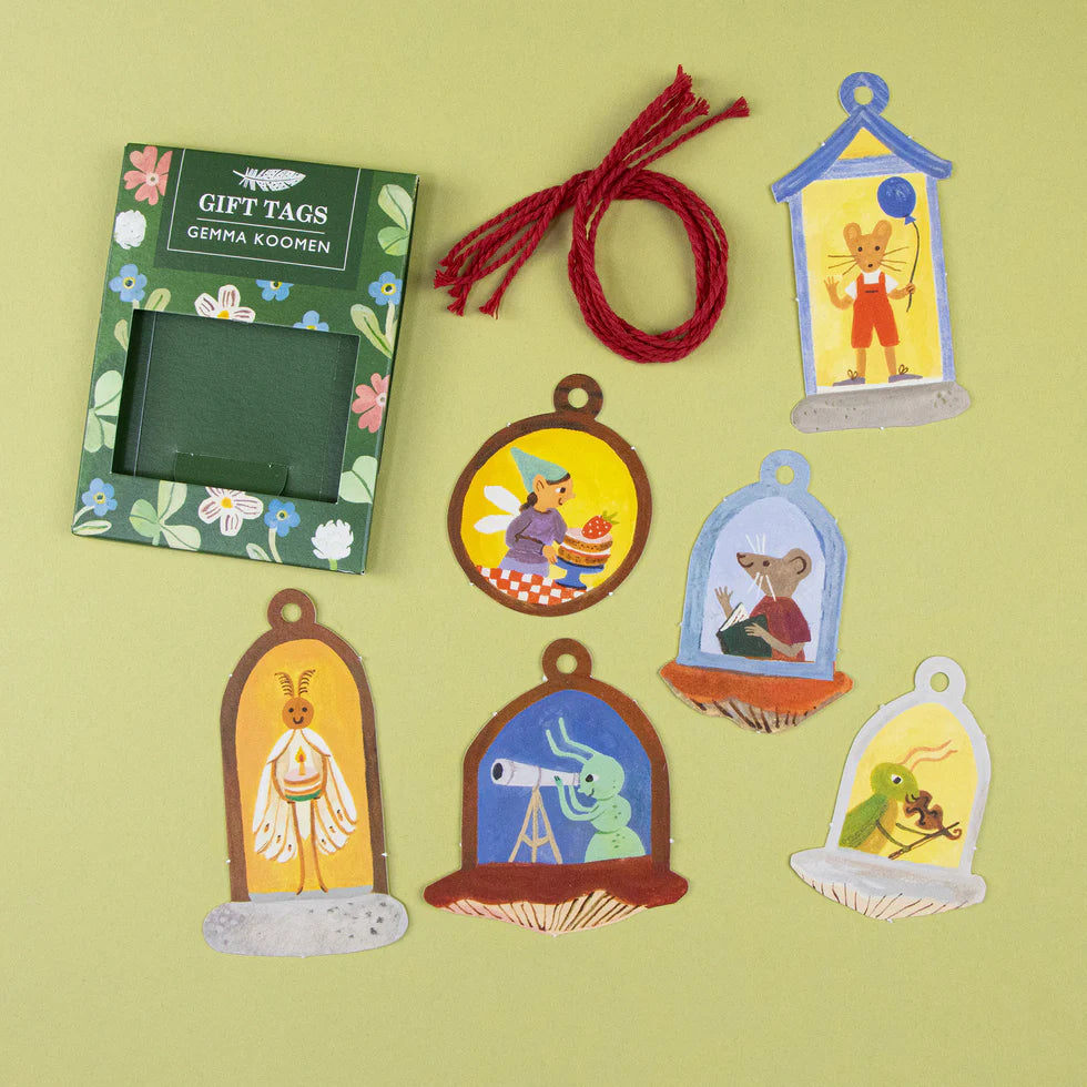 Toadstool Friends Gift Tags
