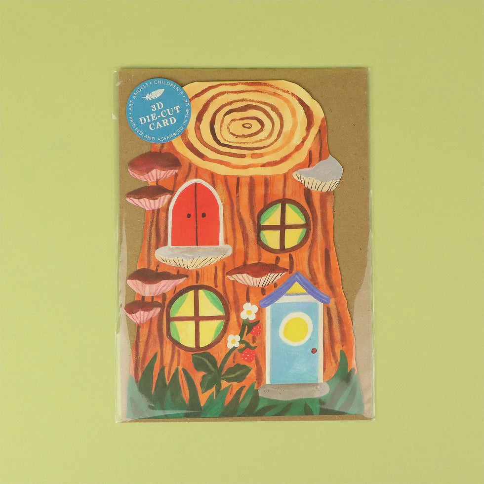 Little Log House Card