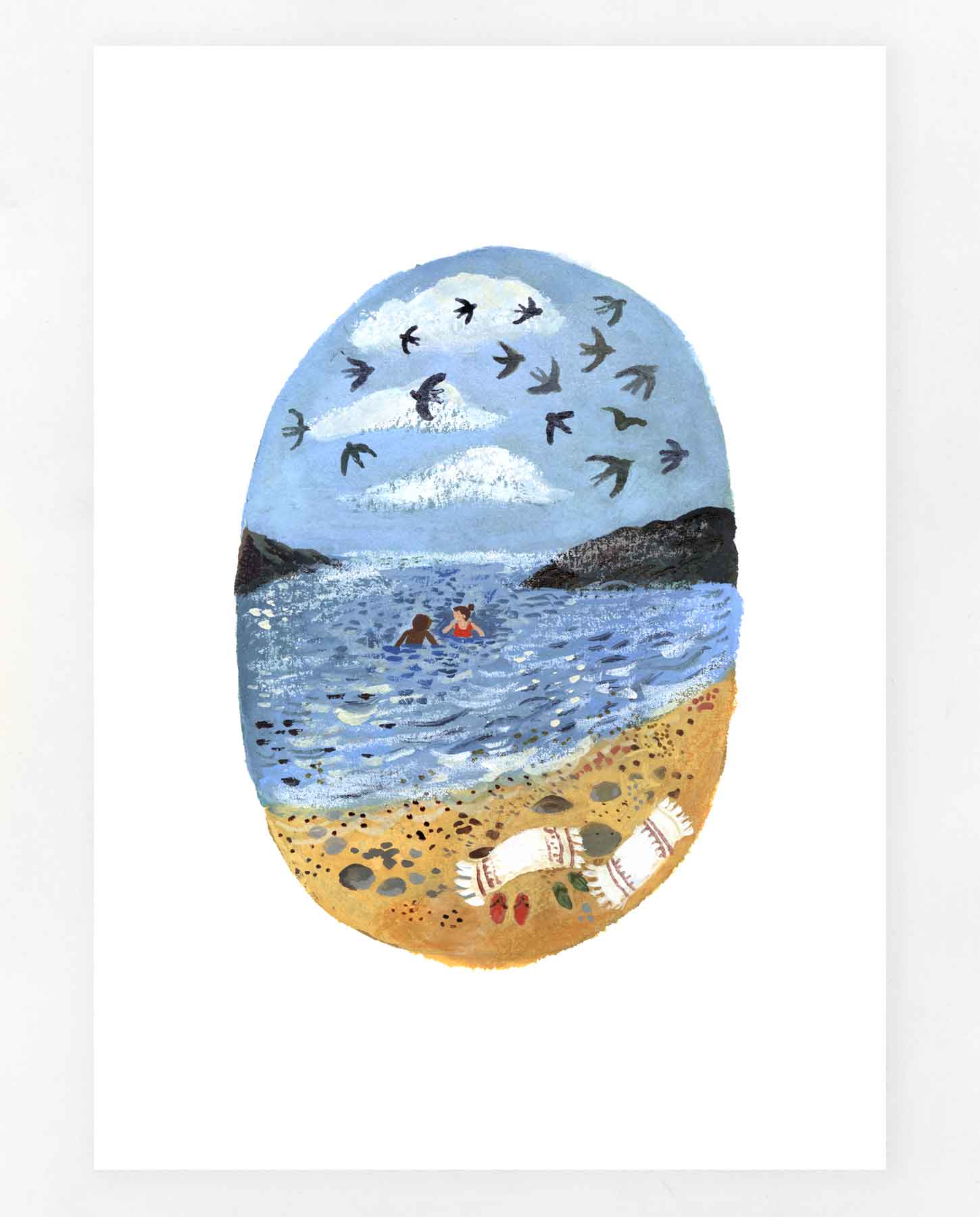 A Swift Swim Print