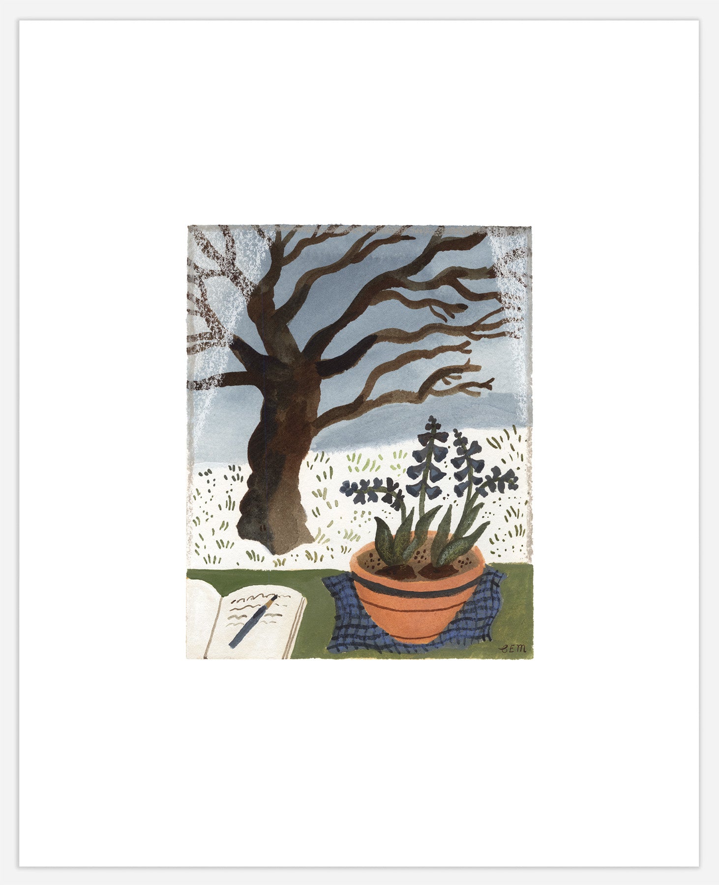 Winter Window Print
